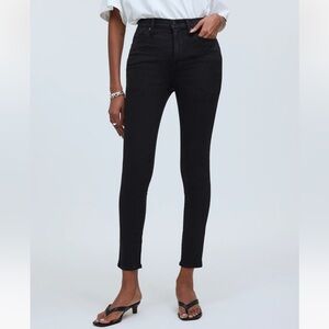 Madewell 10” High Rise Skinny Sz 31 Black
